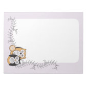 Bloc-notes Chouettes moderne (Devant)