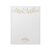 Bloc-notes Chrysanthemum Garden Cat XL (Tourné)