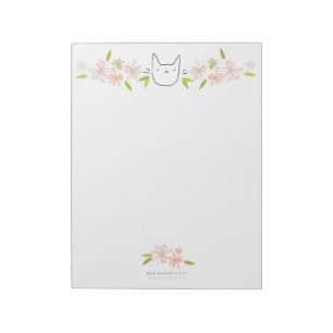 Bloc-notes Chrysanthemum Garden Cat XL