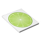 Bloc-notes citron pour soirée Margarita (Incliné)