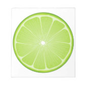Bloc-notes citron pour soirée Margarita (Devant)