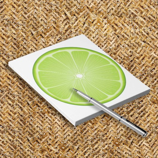 Bloc-notes citron pour soirée Margarita