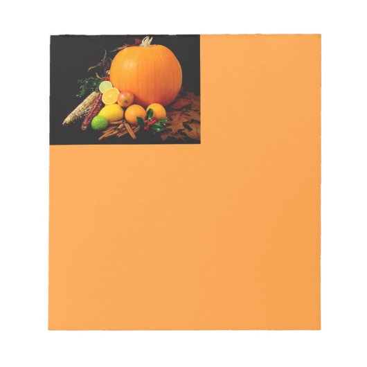 Bloc-notes citrouille (Devant)