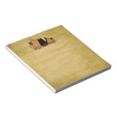 Bloc-Notes Citrouille Et Chat Noir (Incliné)