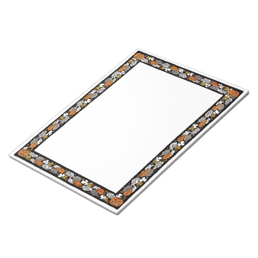 Bloc-notes Citrouille et Feuille (Incliné)