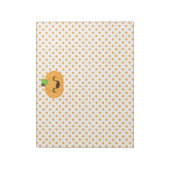Bloc-notes Citrouille Kawaii Jack-o'-lantern (Tourné)