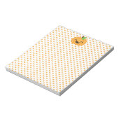 Bloc-notes Citrouille Kawaii Jack-o'-lantern (Tourné)