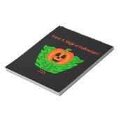 Bloc-notes Citrouille magique Halloween 14 cm x 15 (Tourné)