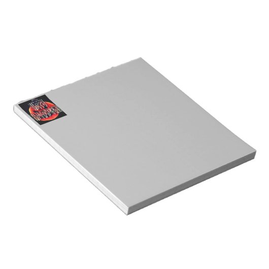 Bloc-notes citrouille Scare-Wht (Incliné)