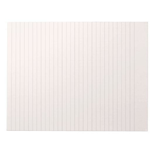 Bloc-notes clair rose pâle (Devant)