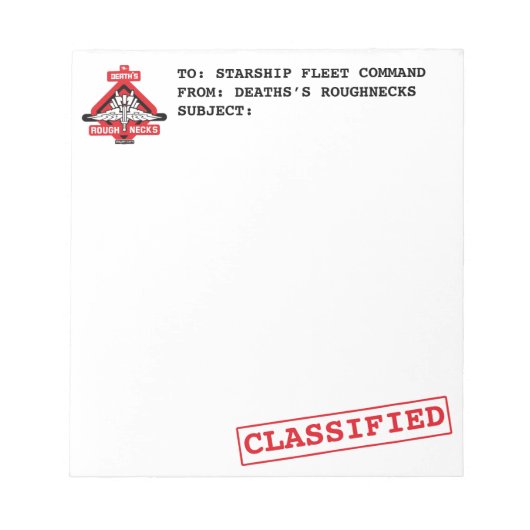 Bloc-notes classifié DRN (Devant)