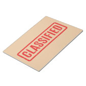 Bloc-notes classifié estampé (Incliné)