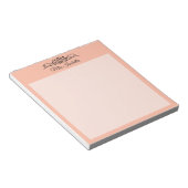 Bloc-notes classique Tendance couleur douce (Incliné)