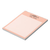 Bloc-notes classique Tendance couleur douce (Tourné)