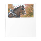 Bloc-notes Clydesdale Horse (Devant)