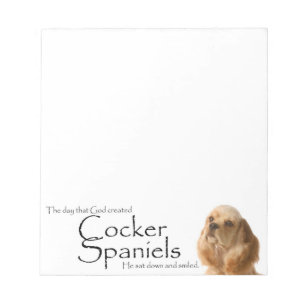 Bloc-notes Cocker Spaniel