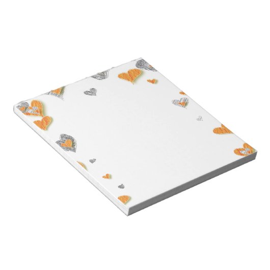 Bloc-notes Coeurs (Incliné)