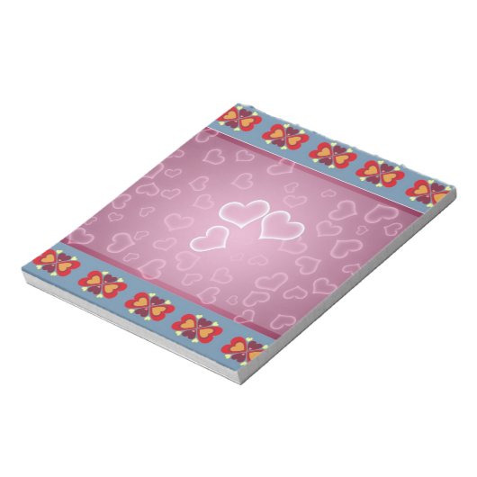 Bloc-notes Coeurs (Tourné)