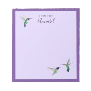 Bloc-notes Colibris personnalisés de Costa