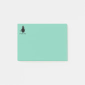 Bloc-notes collant de post-it de chat (Devant)