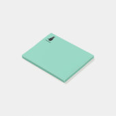 Bloc-notes collant de post-it de chat (Incliné)