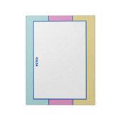 Bloc-notes coloré (Tourné)