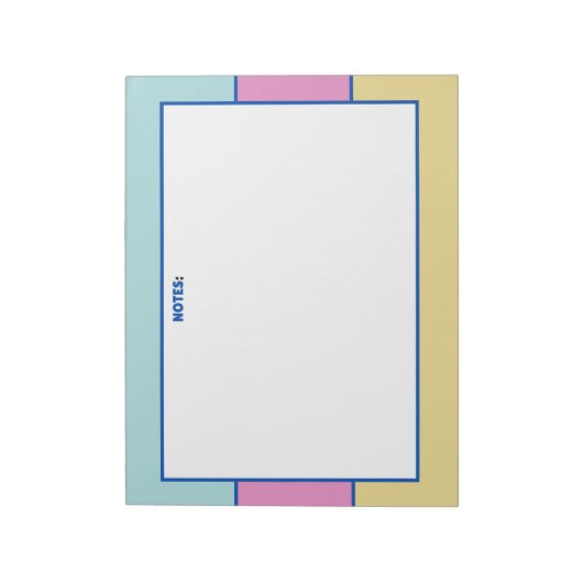 Bloc-notes coloré (Tourné)