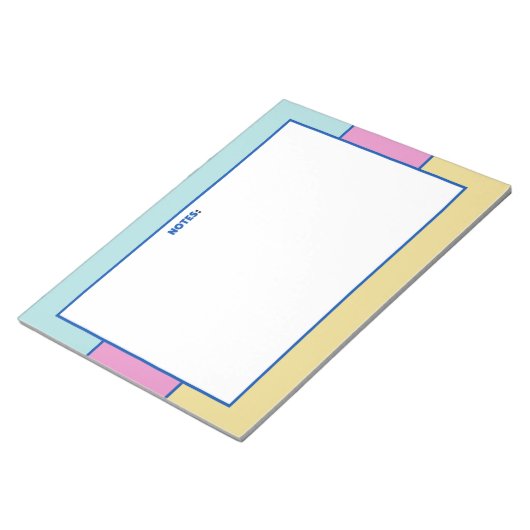 Bloc-notes coloré (Incliné)