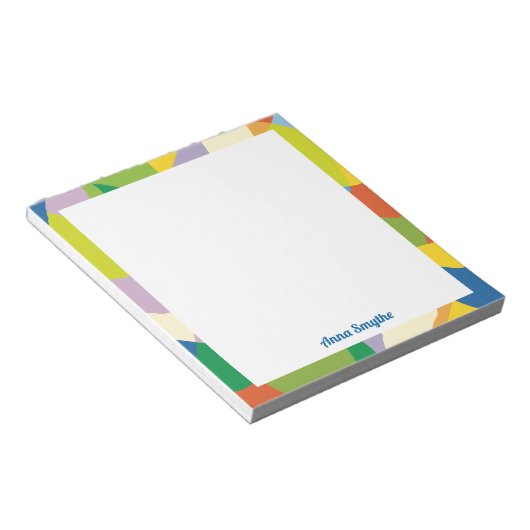 Bloc-notes coloré au parfum de citron (Incliné)