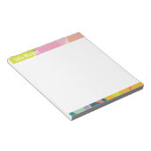 Bloc-notes coloré aux vibes tropicales (Incliné)