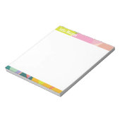 Bloc-notes coloré aux vibes tropicales (Tourné)