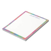 Bloc-notes coloré personnalisable (Tourné)