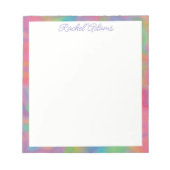 Bloc-notes coloré personnalisable (Devant)