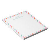Bloc-notes coloré personnalisé mignon (Incliné)