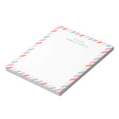 Bloc-notes coloré personnalisé mignon (Tourné)