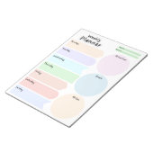 Bloc-notes colossal Weekly Planner Circles (Incliné)