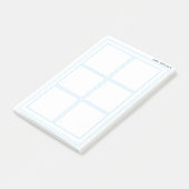 Bloc - notes comique de post-it de modèle d'art (Incliné)