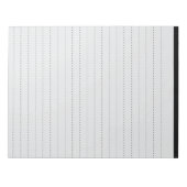 Bloc-notes compact 5,5 x 6 avec 40 pages lignées (Devant)