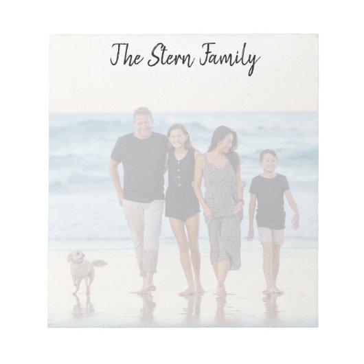 Bloc-notes complet personnalisé (Devant)