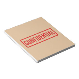 Bloc-notes confidentiel bloqué