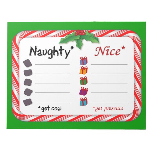Bloc-notes coquin ou Nice 8,5 pouces x 11 pouces,  (Devant)