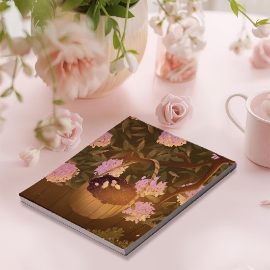 Bloc-notes Corbeille Mûre Heure Dorée