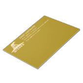 Bloc-notes couleur personnalisé de l'Assistant Sci (Incliné)