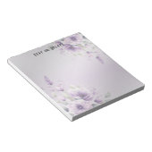 Bloc-notes couleur pourpre (Incliné)