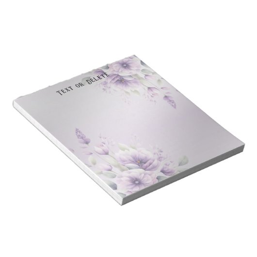 Bloc-notes couleur pourpre (Incliné)