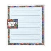 Bloc-notes couleur Power 5,5 x 6 (Devant)