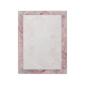 Bloc-notes couleur rouge flou changeable (Tourné)