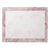 Bloc-notes couleur rouge flou changeable (Devant)