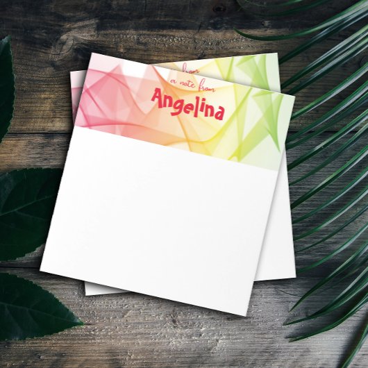 Bloc-notes couleur rouge jaune