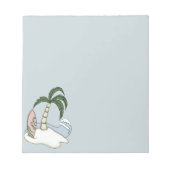 Bloc-notes couleur Surfboard Island 4 (Devant)